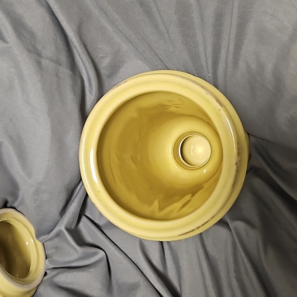 Yellow Vase/Container - Picture 3 of 4